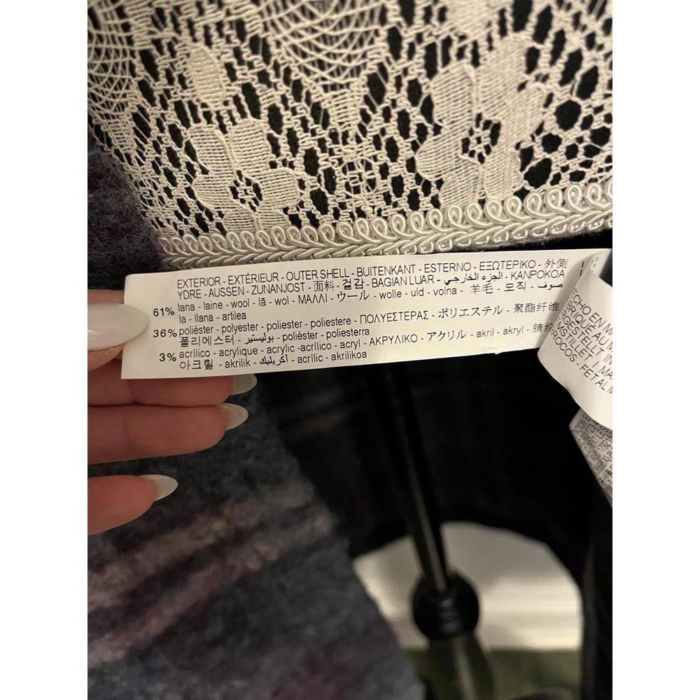 Zara wool blend plaid shacket coat M - Picture 6 of 8